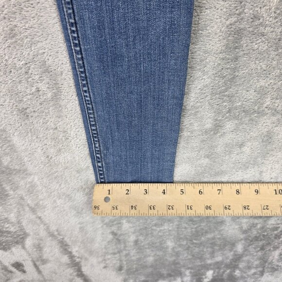 Hollister Jeans Womens 3R Blue High Rise Jean Legging Distressed W26 L28 Stretch - Picture 8 of 11